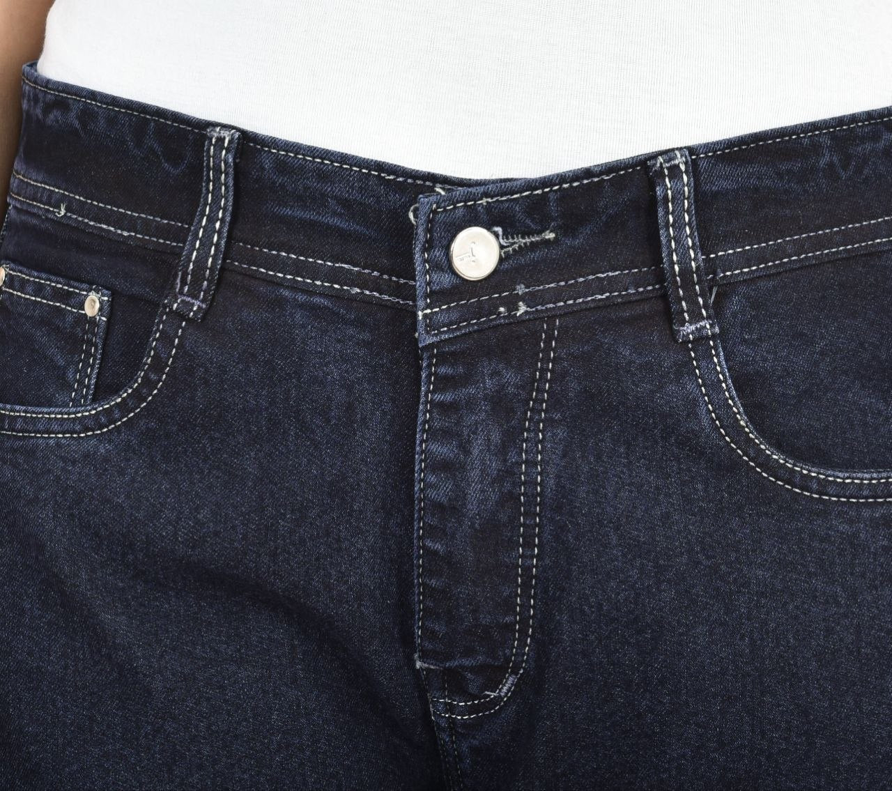 Jerry Navy Blue Bootcut Jeans