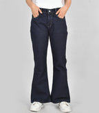 Jerry Navy Blue Bootcut Jeans