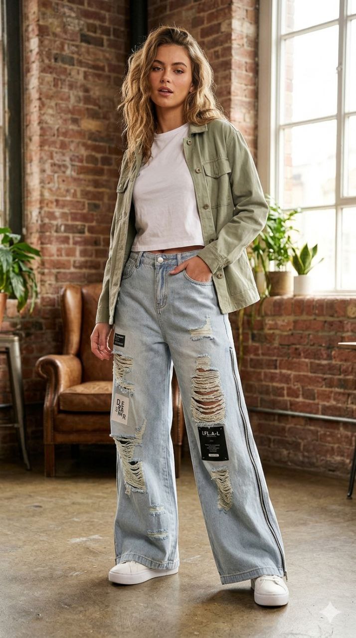 Jeena ribbed jeans