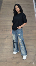 Plus ribbed jeans