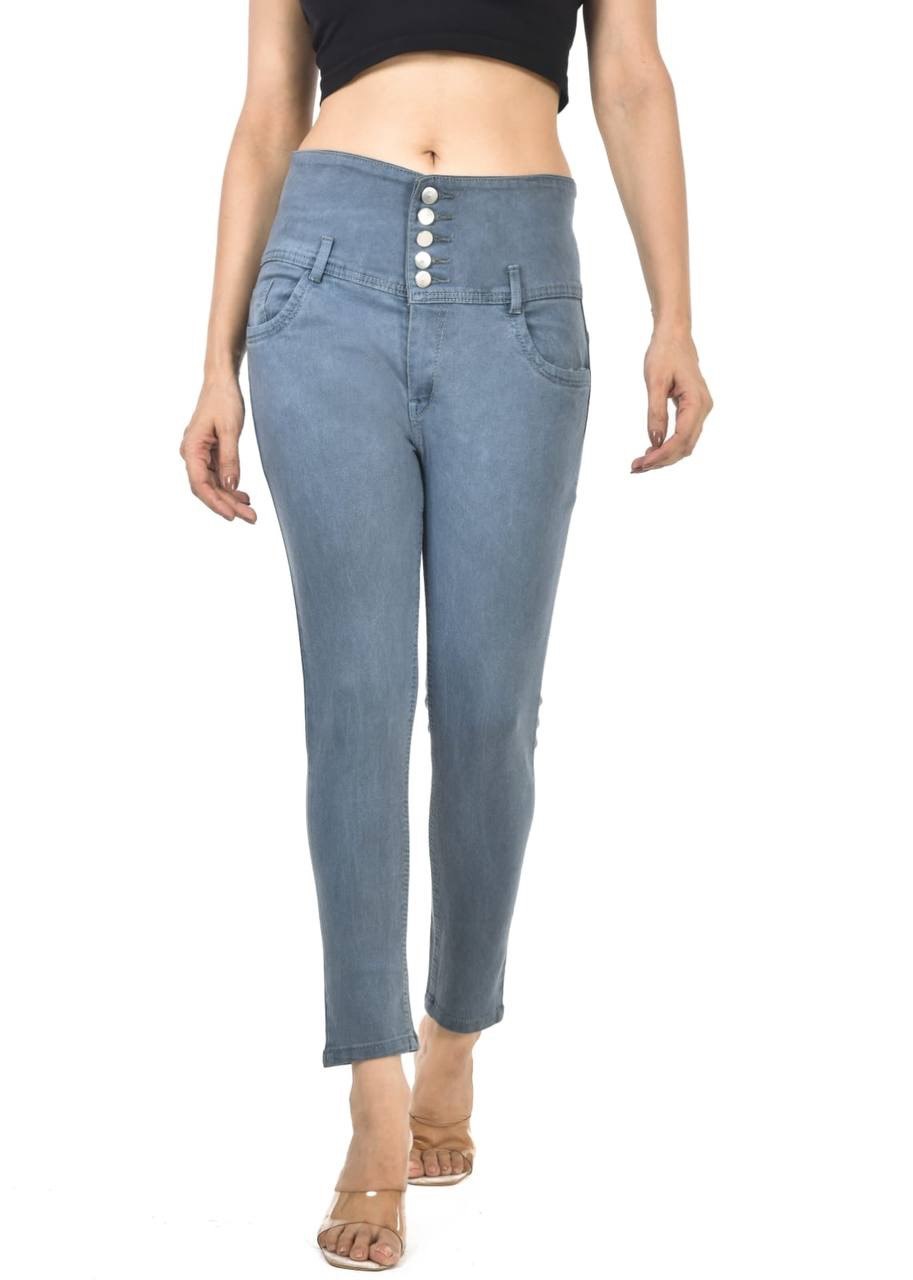 RO-1 Grey skin fit jeans