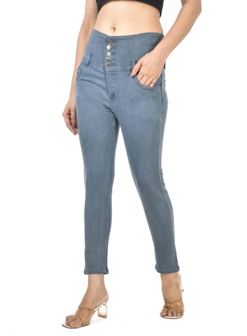 RO-1 Grey skin fit jeans