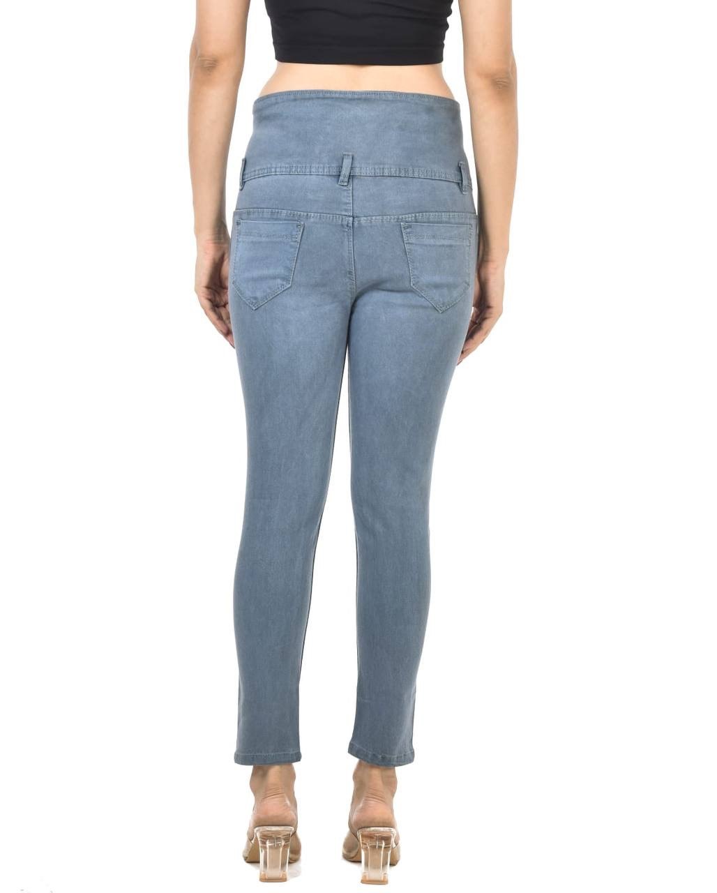 RO-1 Grey skin fit jeans