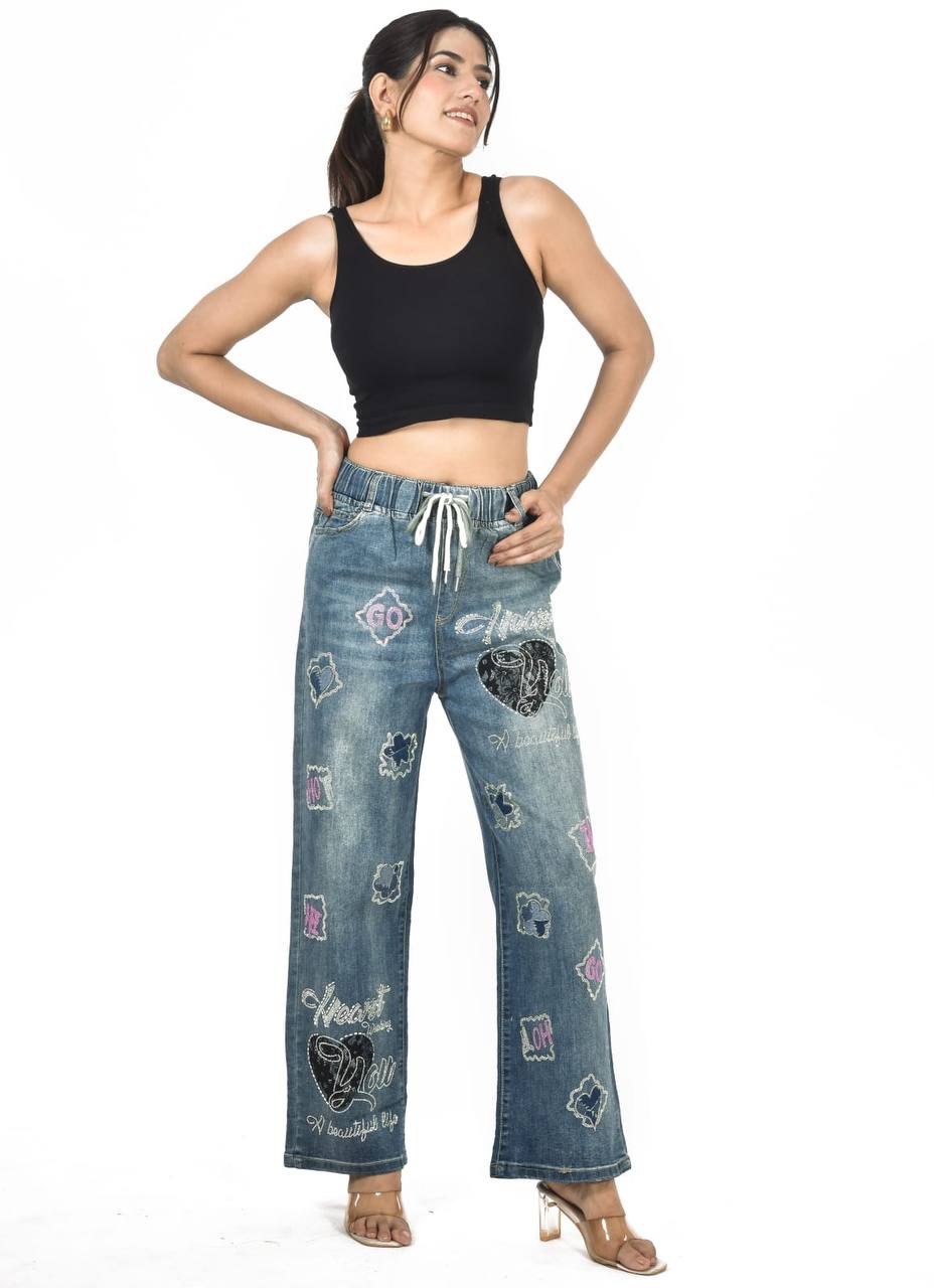 Sequence work BKH jeans jaggings