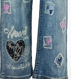 Sequence work BKH jeans jaggings