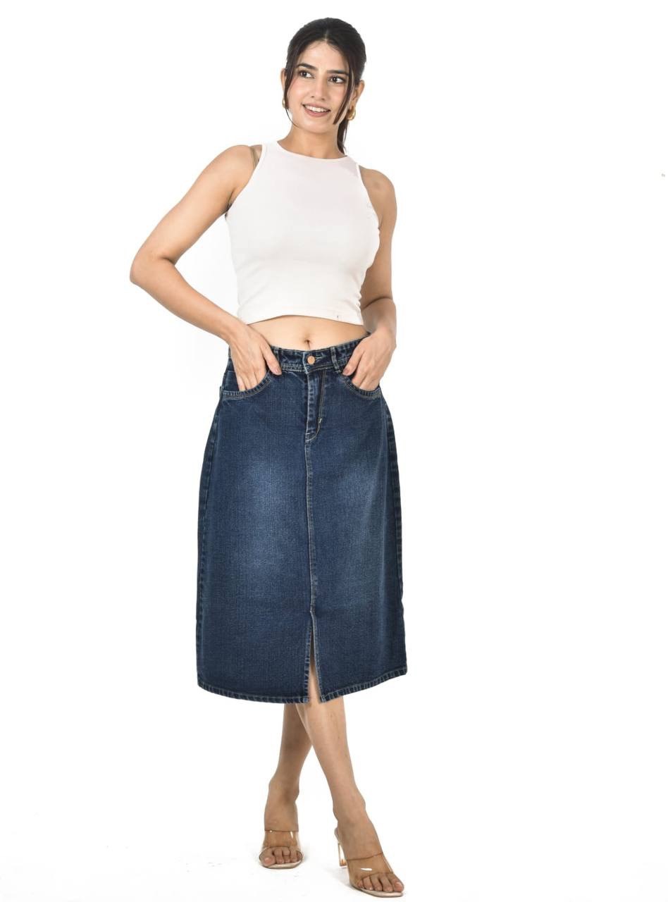 Eva mid length skirt -