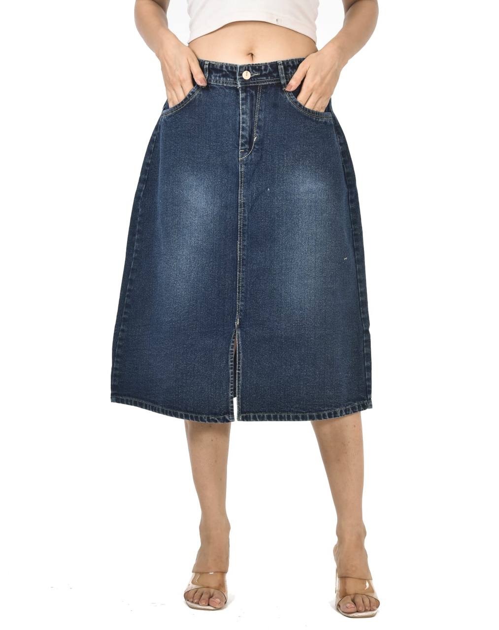 Eva mid length skirt -