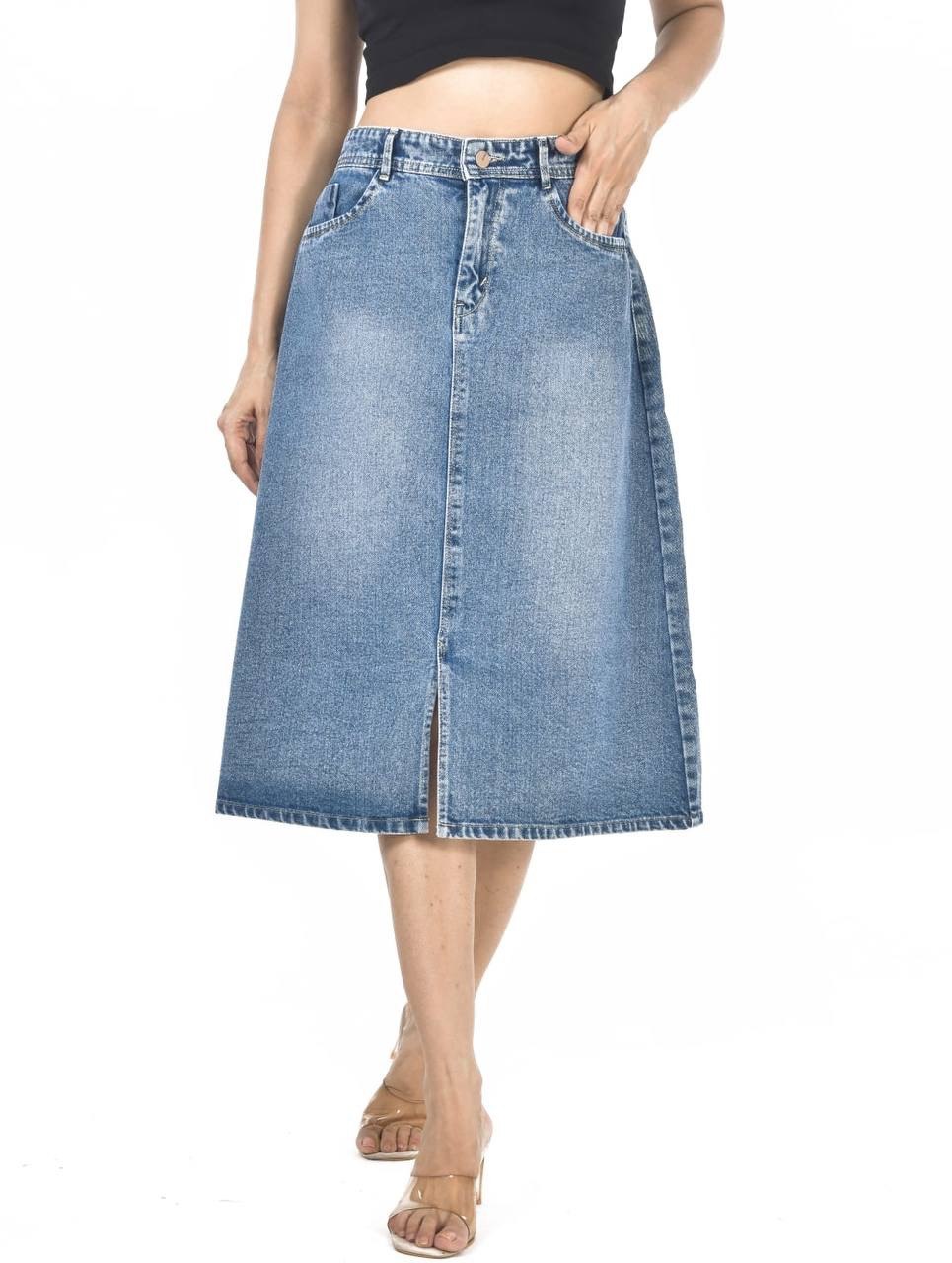 Eva mid length skirt -