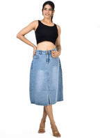 Eva mid length skirt -