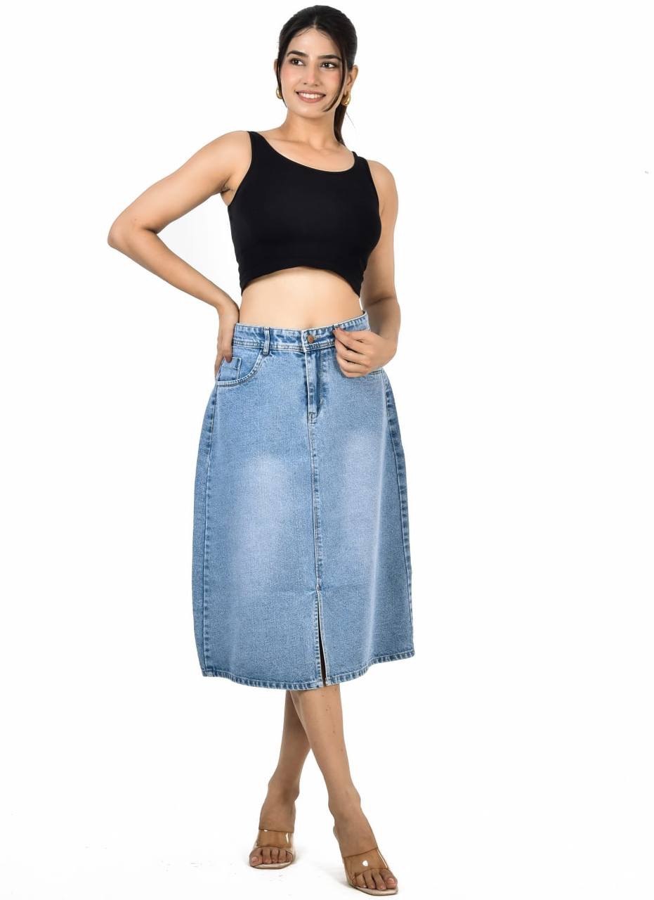Eva mid length skirt -