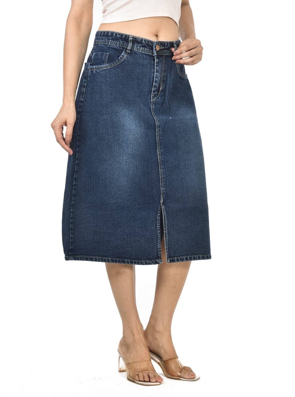 Eva mid length skirt -