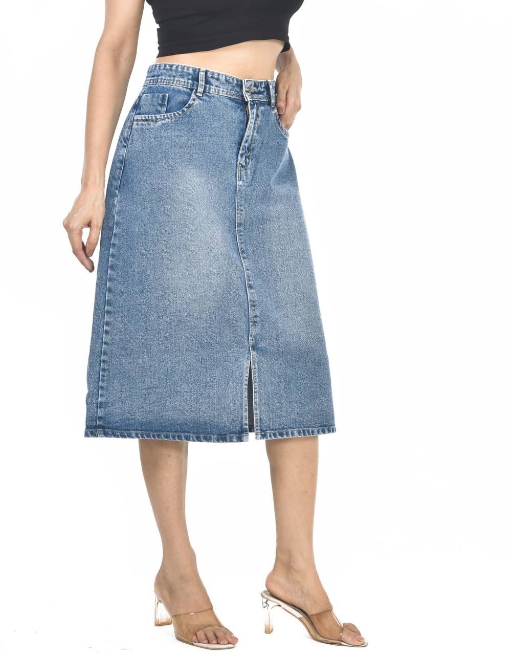 Eva mid length skirt -