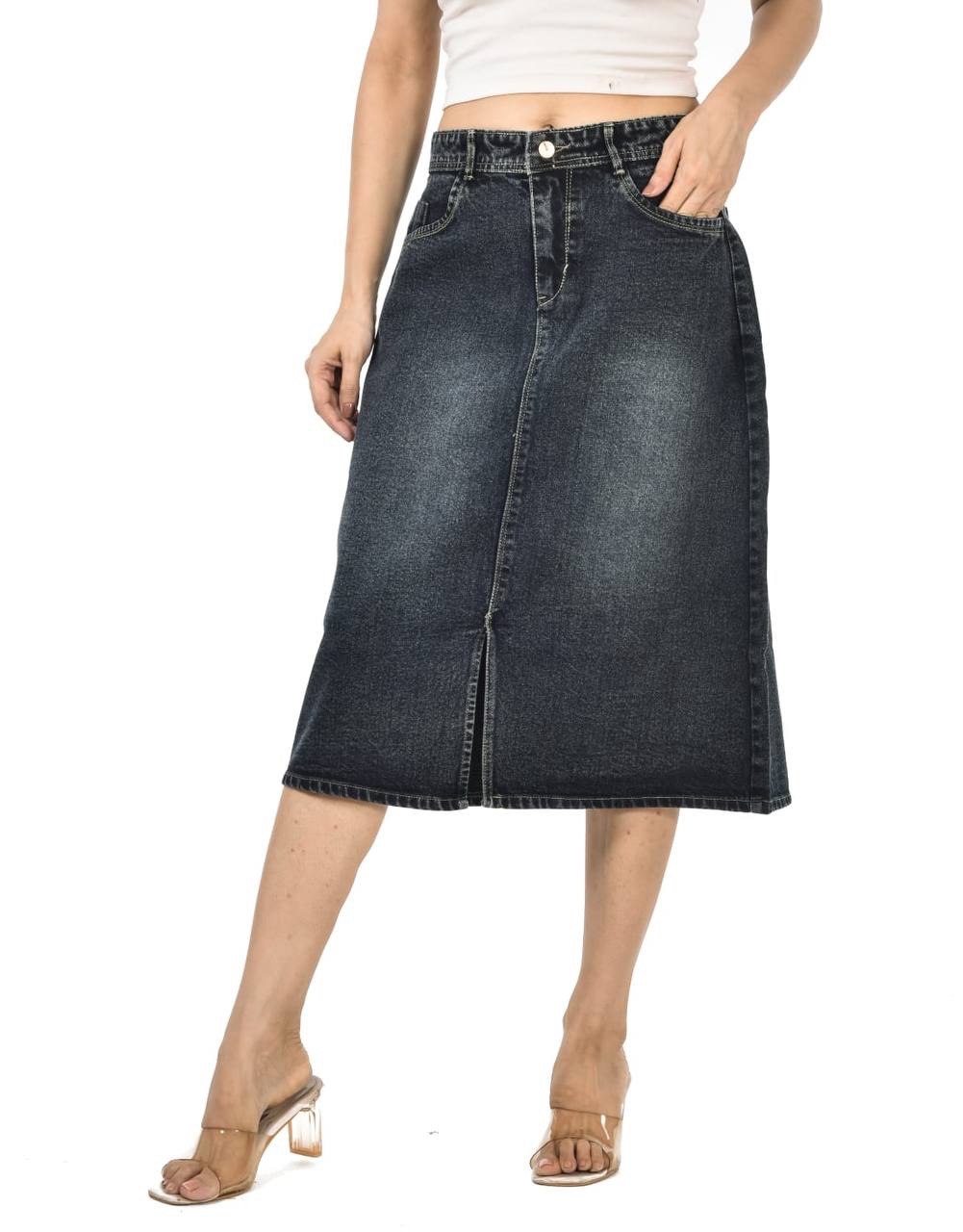 Eva mid length skirt -