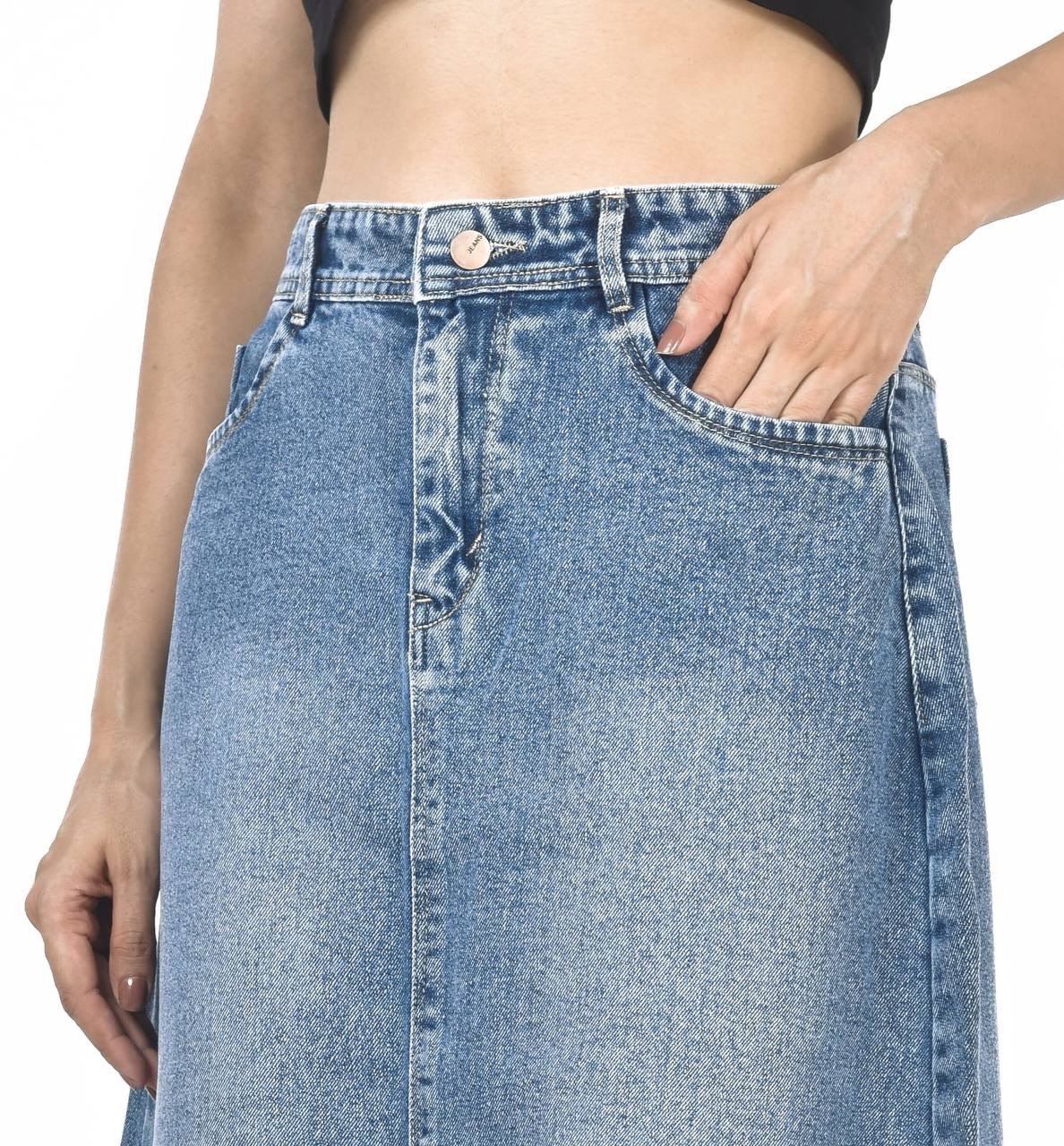 Eva mid length skirt -