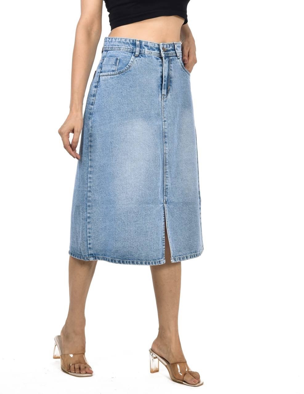 Eva mid length skirt -