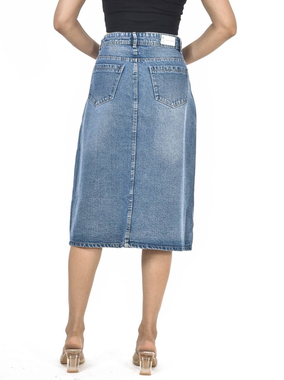 Eva mid length skirt -