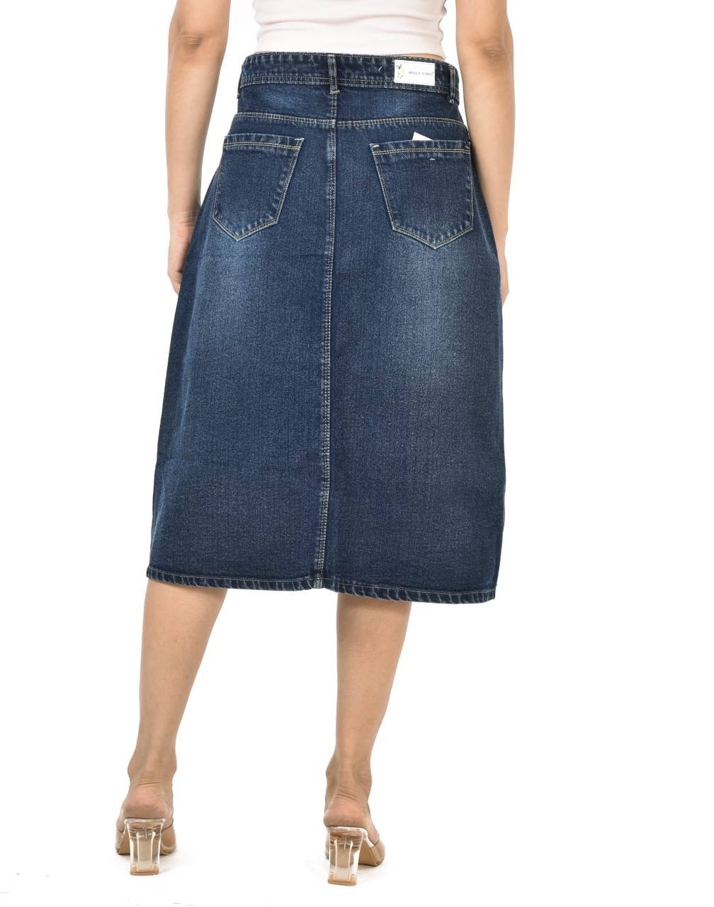 Eva mid length skirt -