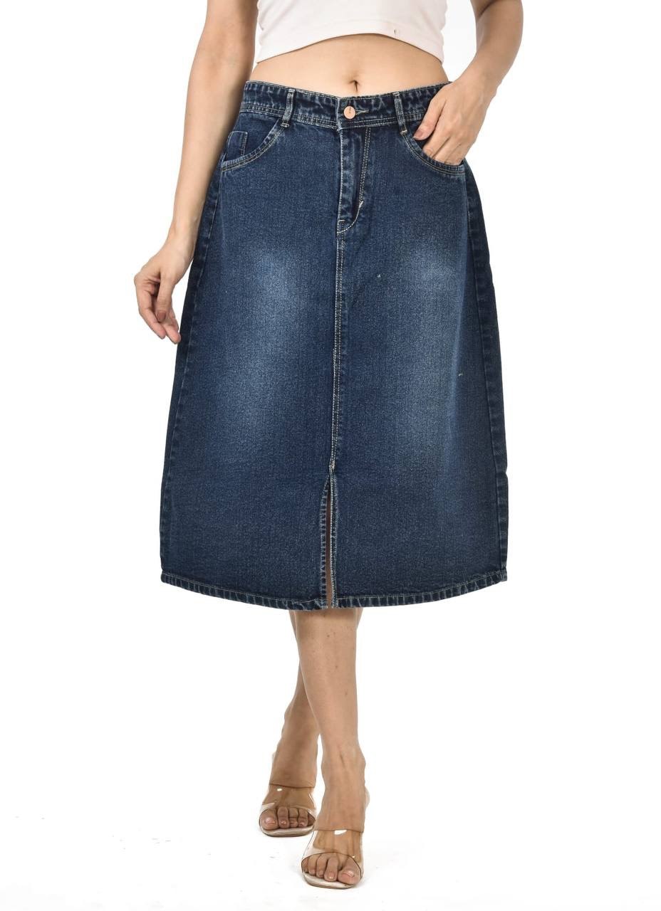 Eva mid length skirt -