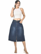 Eva mid length skirt -