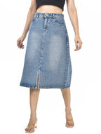 Eva mid length skirt -