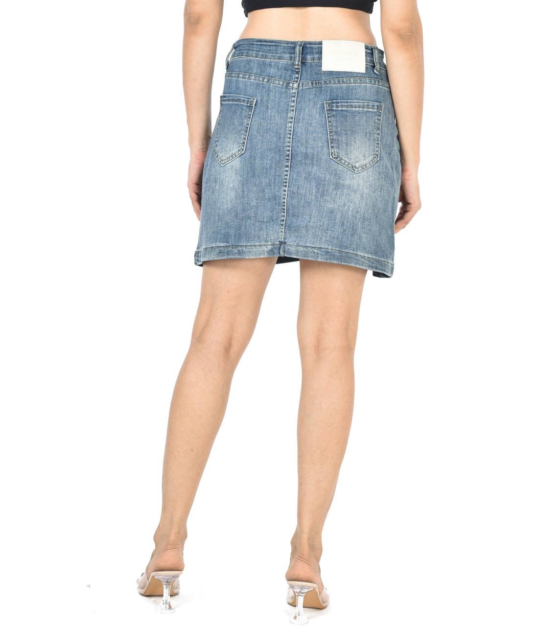 Heart korean minni skirt