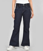 Jerry Navy Blue Bootcut Jeans
