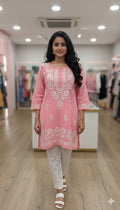 Pnk Short  Original Lakhnavi Kurti