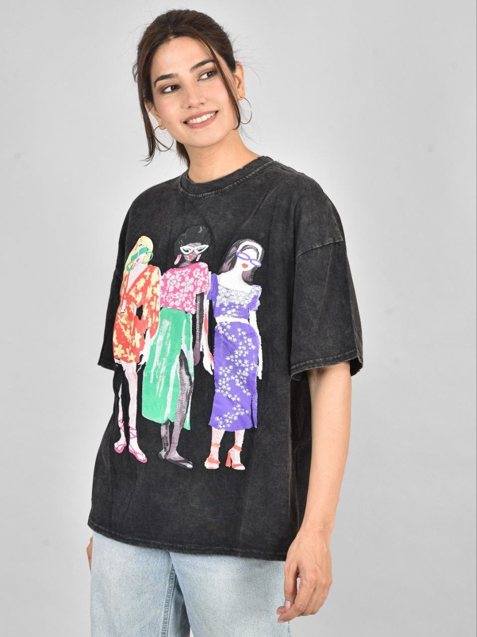 3 cuties black T shirt