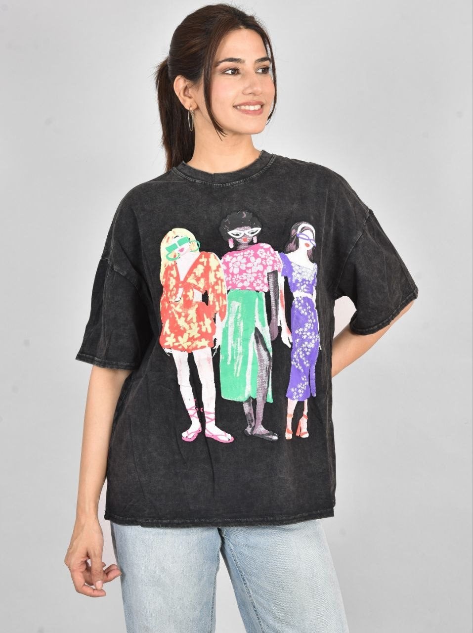 3 cuties black T shirt