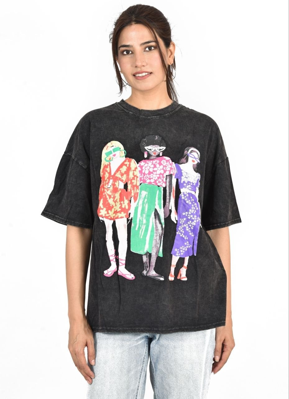 3 cuties black T shirt