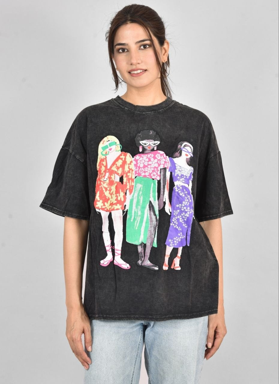 3 cuties black T shirt