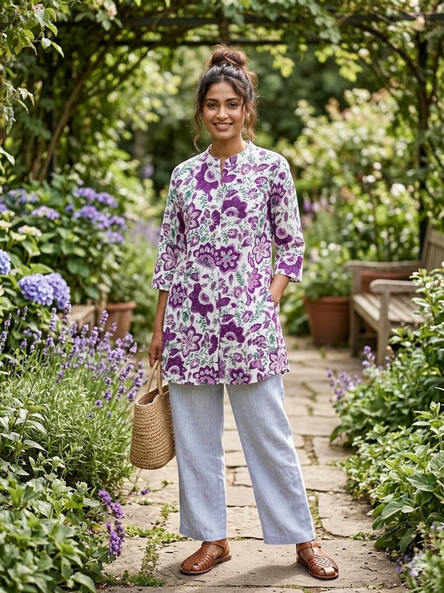 Jm Ikkat Kurti