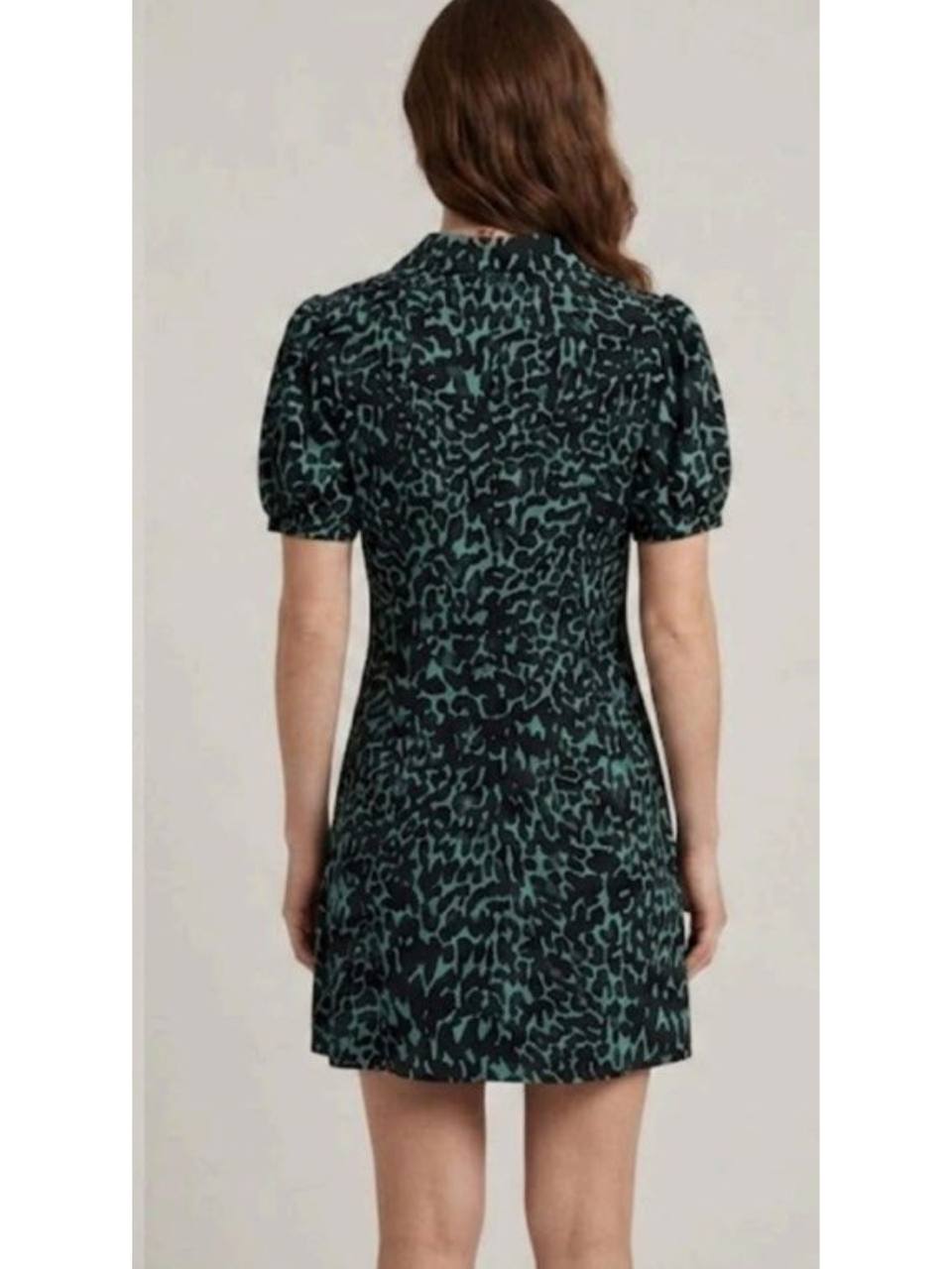 VIV26-226BLK V Neck Dress