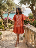 Rust Cotton Kurti