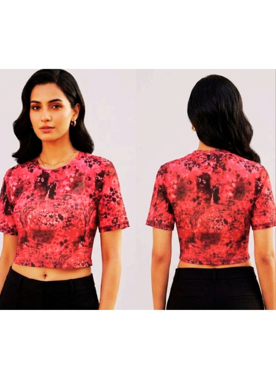 VIV26-214 RED Crop Top