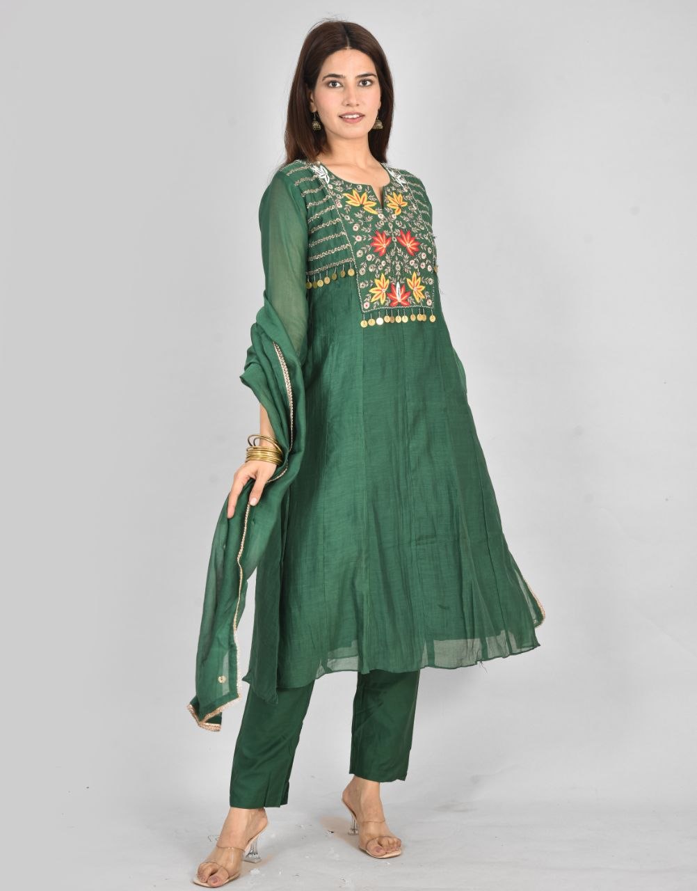Mahika Grn Mulchenderi Suit