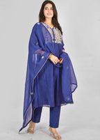 Blu Rajrani Mulchenderi Suit
