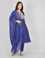 Blu Rajrani Mulchenderi Suit