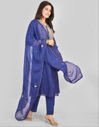Blu Rajrani Mulchenderi Suit
