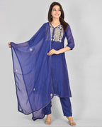 Blu Rajrani Mulchenderi Suit