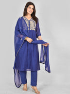 Blu Rajrani Mulchenderi Suit