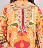 Musturd Pure Chinon Suit