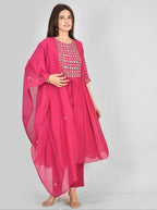 Pnk Mirror Work Mulchenderi Suit