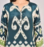 Bkg Digital Print Pure Chinon Suit