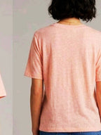 VIV26-217 V Neck Plain T Shirt