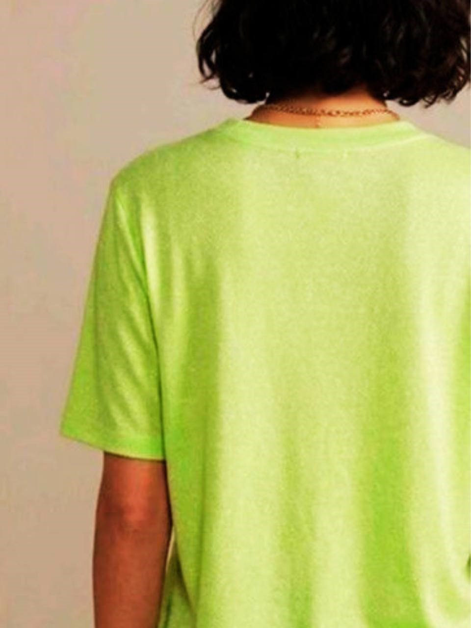 VIV26-217 Mint V Neck Plain T Shirt