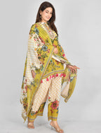 Pg Flora Tussel Chinon Digital Print Suit