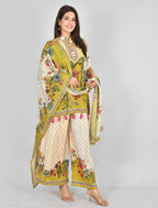 Pg Flora Tussel Chinon Digital Print Suit