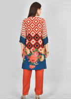 Mustard Codi Chinon Digital Print  Suit