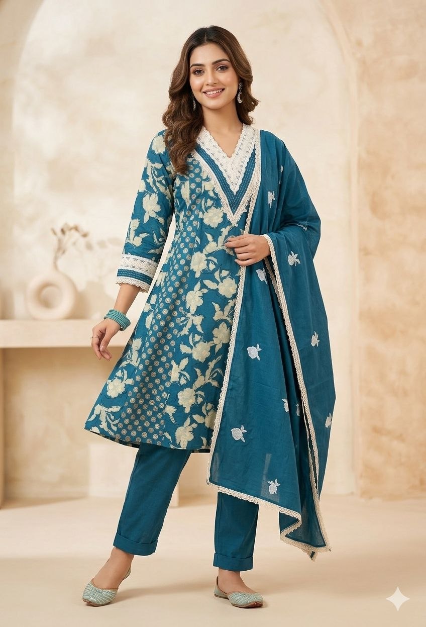 Blu Renuka Suit